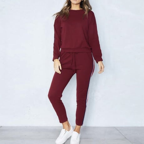 striped sweatshirt setup (5 colors)