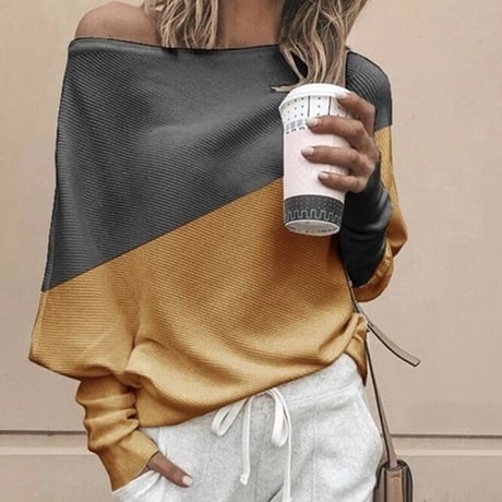 bicolor one shoulder (5 colors)
