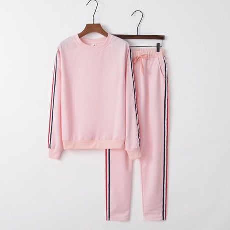striped sweatshirt setup (5 colors)
