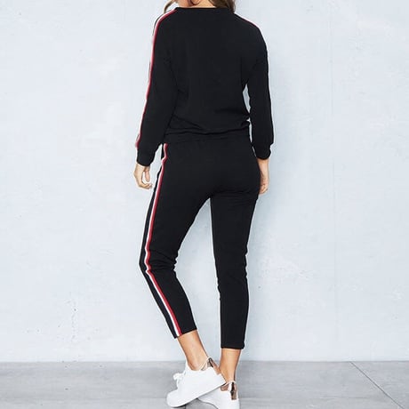 striped sweatshirt setup (5 colors)