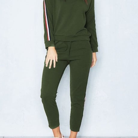 striped sweatshirt setup (5 colors)