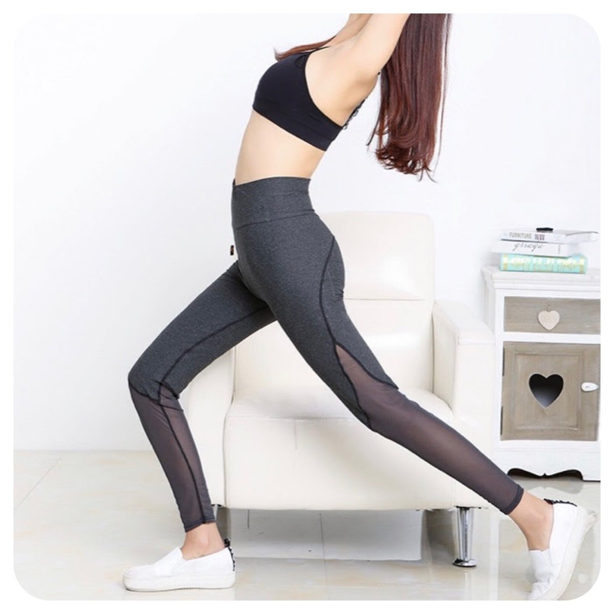 long length see-through leggings (3 colors) | l