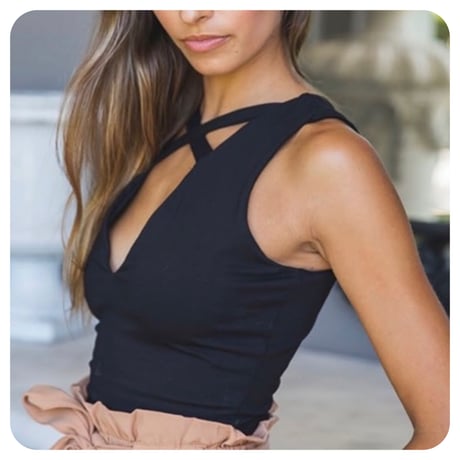 front cross tank top (3 colors)