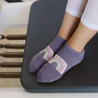 Classic Low Rise Non Slip Grip Socks - Over The Rainbow Soft Marais/Mサイズ（25-26.5cm）【BDC PILATES会員限定】
