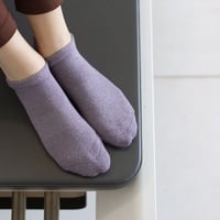 Classic Low Rise Non Slip Grip Socks - Organic Sparkle Violet / Mサイズ（25-26.5cm）