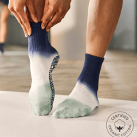 Crew Non Slip Grip Socks - Orbit Ombré/Mサイズ（25-26.5cm）【BDC PILATES 会員限定】
