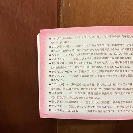 沖縄の花あいうえお　はやかわゆきこ