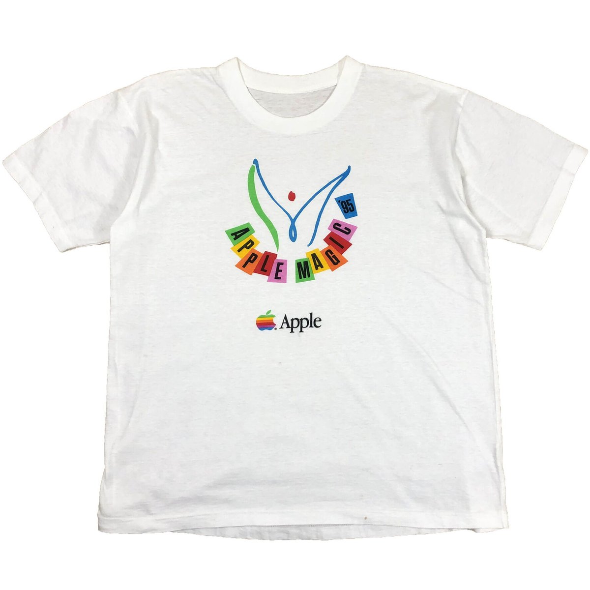 90s Apple Magic 95 T-shirt（L） | Moo