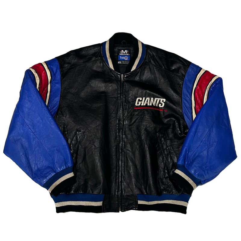 90s Mirage NFL New York Giants Leather Jackets( 90s Mirage NFL New York Giants Leather Jackets(