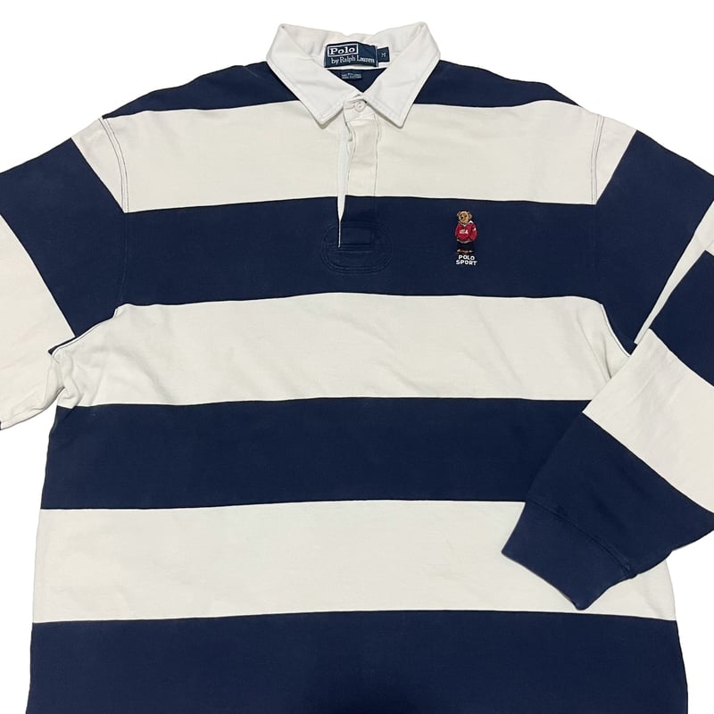 90s Polo Ralph Lauren Polo Bear Striped Rugby s