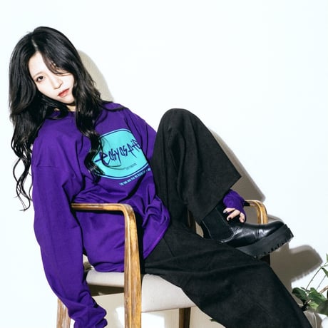 LONG TEE（PURPLE）