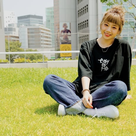 OVER SIZE TEE (BLACK)