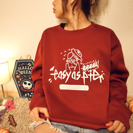 SWEATSHIRT（BURGUNDY)