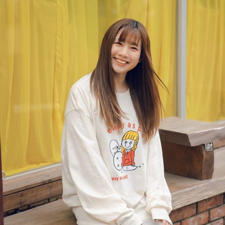 MOGMOG LONG TEE(OATMEAL)