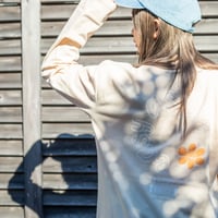 FLOWER LONG TEE(SAND)