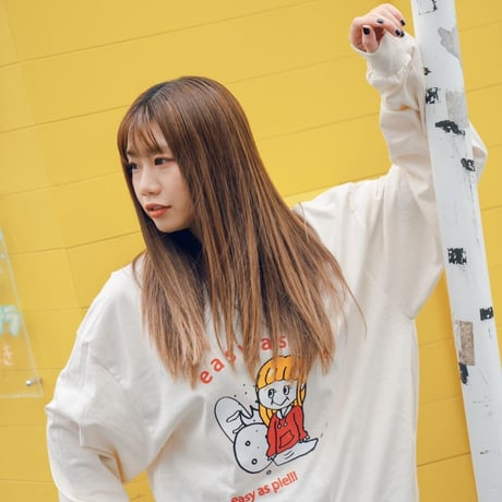 MOGMOG LONG TEE(OATMEAL)