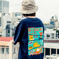 SUMMER  ILLUSTRATION TEE(NAVY)