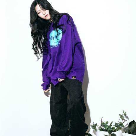 LONG TEE（PURPLE）