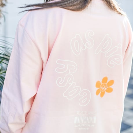 FLOWER LONG TEE(PINK)