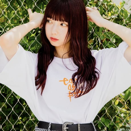 OVER SIZE TEE（WHITE)