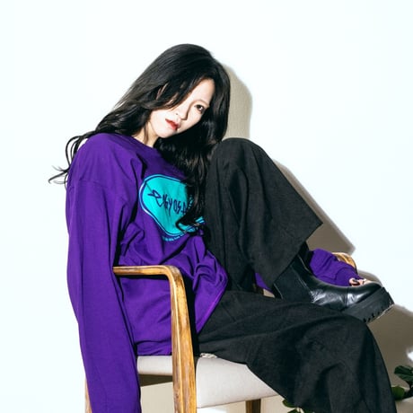 LONG TEE（PURPLE）