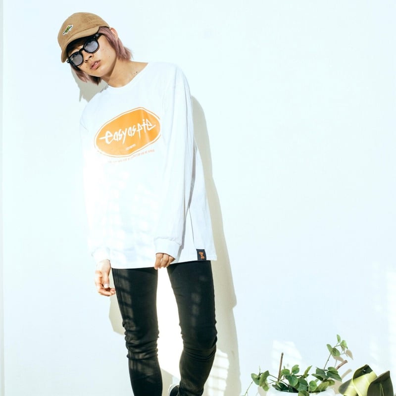 LONG TEE（WHITE） | easy as pie