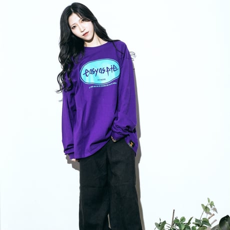 LONG TEE（PURPLE）