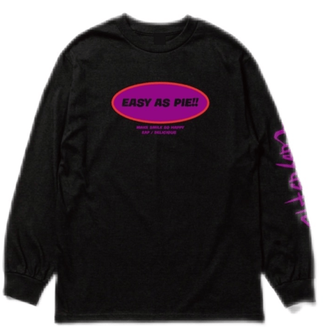 SPRING LONG TEE(BLACK)