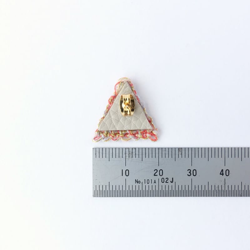 引き揃え糸の耳飾り＃夕陽 | いとまとふ