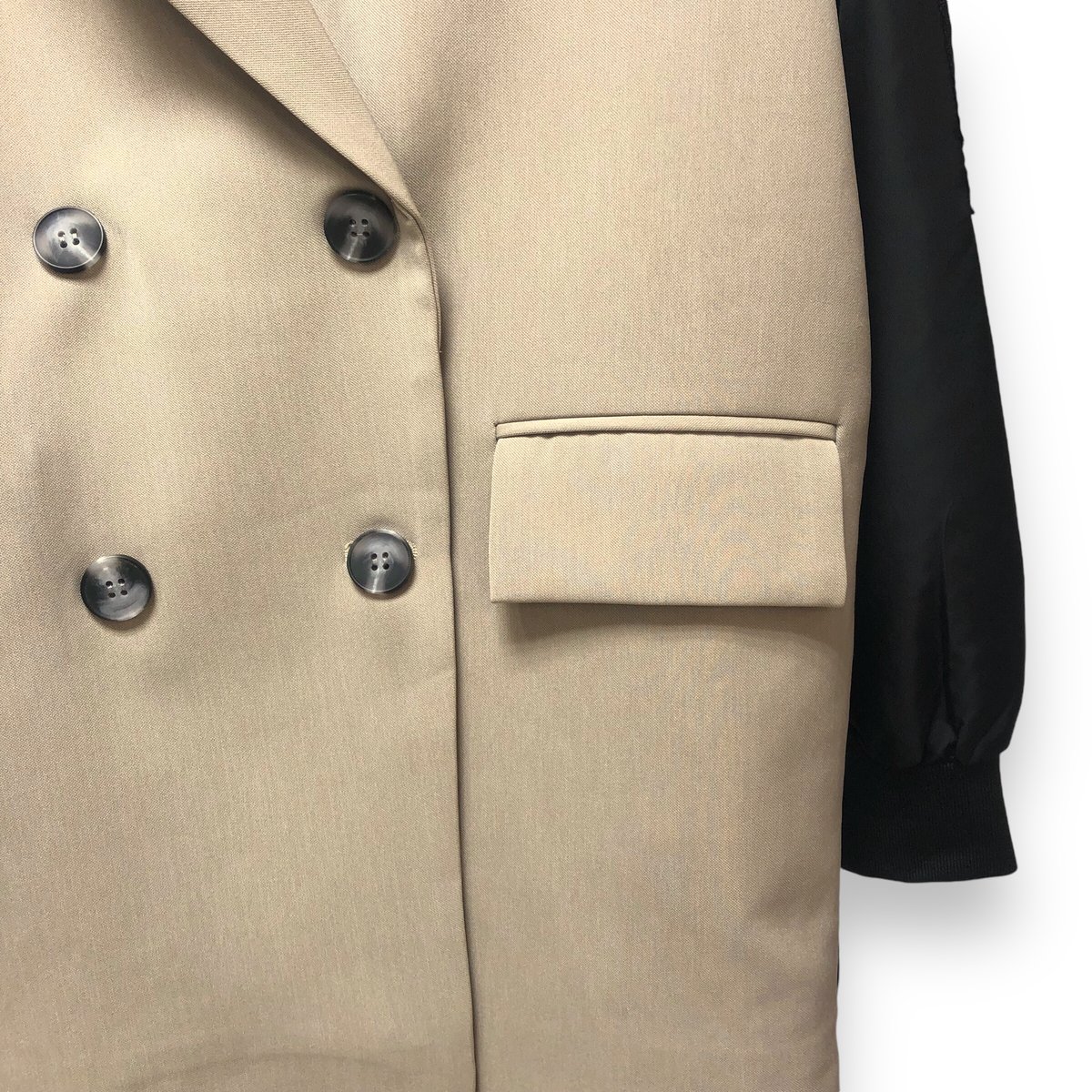 MICALLE MICALLE 素材切り替えダブルジャケット | RUSTIC by the sea