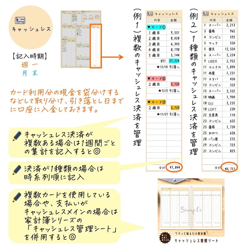 家計簿｜デジタル家計簿2026 | RISAWORKS SHOP