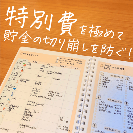 家計簿｜特別費シート