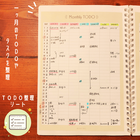 暮らし｜TODO整理シート