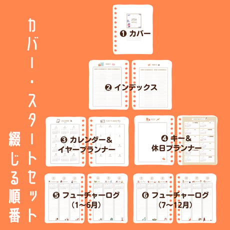 手帳｜バレットジャーナル2026 【リフィル印刷】