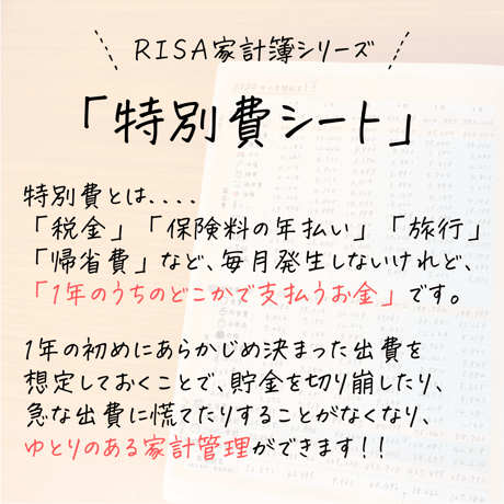 家計簿｜特別費シート