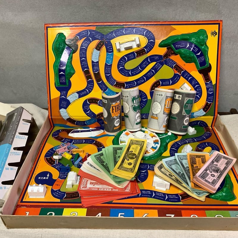 人生ゲーム(昭和版)THE GAME OF LIFE タカラのアメリカンドリーム 人生ゲーム(昭和版)THE GAME OF LIFE タカラのアメリカンドリーム