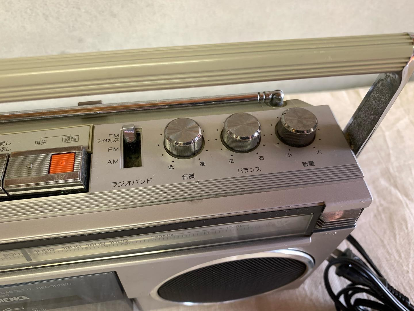 National RX-5180 ステレオ ラジオ カセット レコーダー ＆ 専用携帯