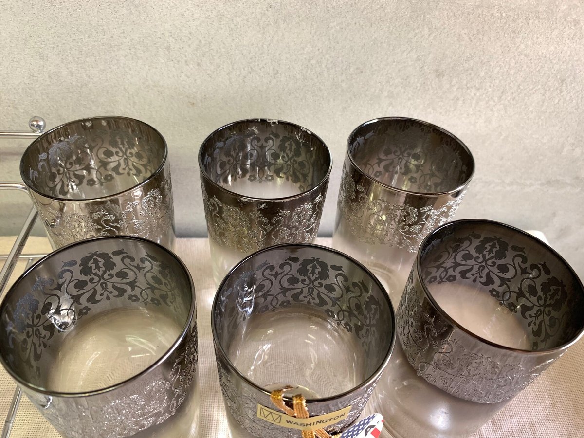 GLASS TABLEWARE WITS INTERNATIONAL グラス6客セット MAD