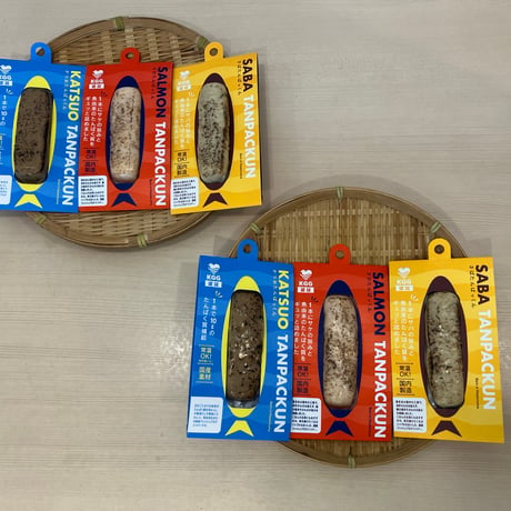 ダイエット中の間食に最適｜たんぱっくん3種6本セット　低カロリー・高たんぱく｜ポスト投函・送料込