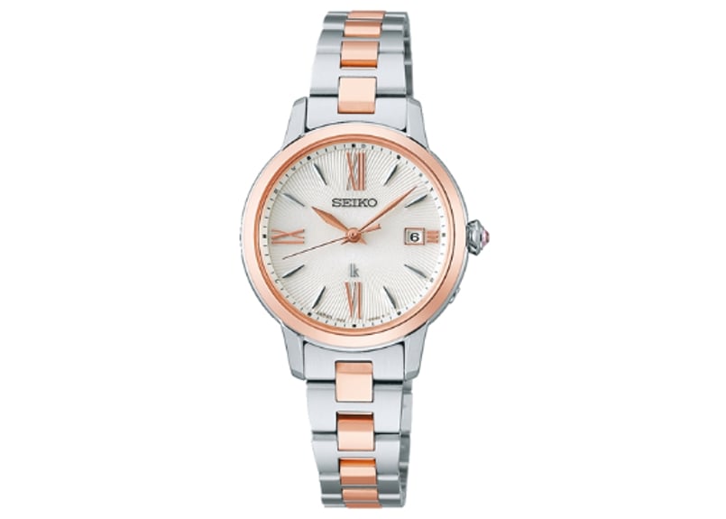 【稼働】セイコー ルキア 腕時計 電波ソーラー デイト コンビ ワールドタイム セイコー ルキア SSVW206 ｿｰﾗｰ電波 | 時計・宝石の斉藤時計店【公式