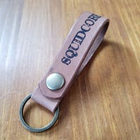 SQUIDCORE キーホルダー(キャメル)