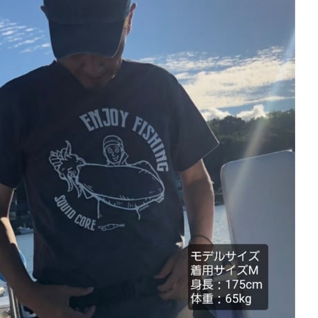 SQUIDCORE アオリイカTシャツ