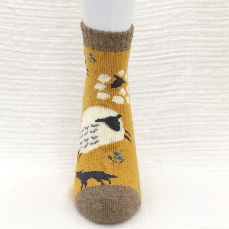 くつした Homie】コットンリネン ドットソックス［H-038］ 669600660