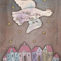 ゴッホ　星月夜（リトグラフ） ゴッホ【星月夜】100部限定／リトグラフ／新品額装／刷り師直筆