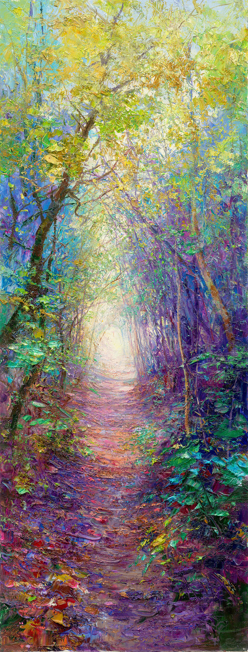 ウォンツキー『初夏の光』 リトグラフ・送料無料・新品額装・UV