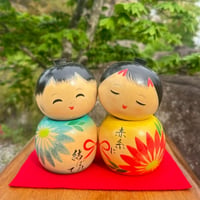 招福こけし～日本で唯一の笑顔のこけし～ (9～15センチ) | 香村工芸.