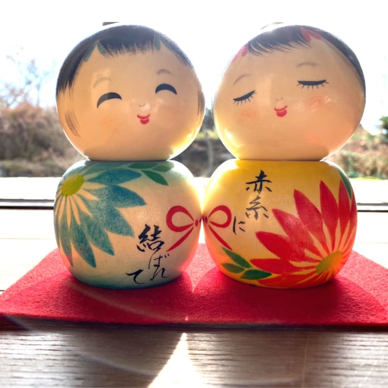 赤い糸こけし | 香村工芸