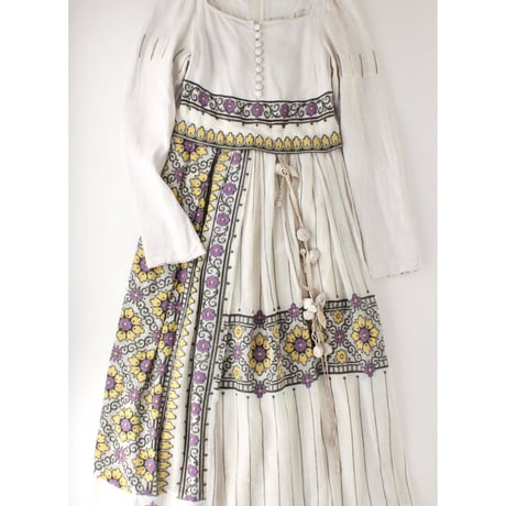 Cotton linen dress