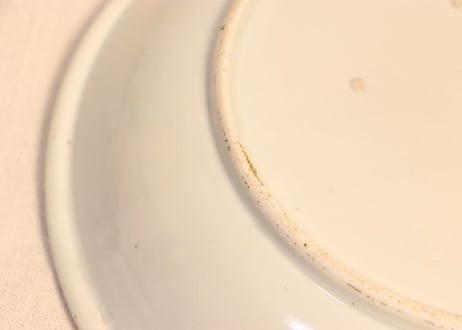江戸後期染付菊図尺皿