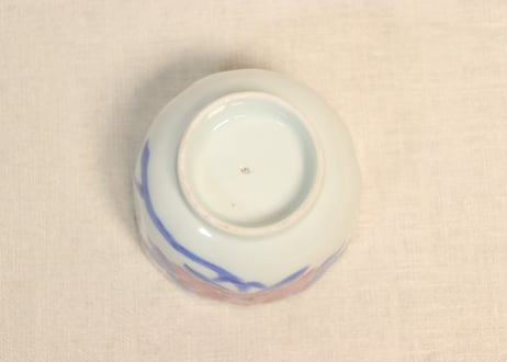 明治後期～大正染付牡丹図向付
